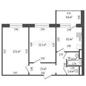 Квартира 49,2 м², 2-комнатная - изображение 1