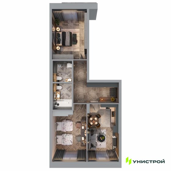 88 м², 2-комнатная квартира 25 900 000 ₽ - изображение 84