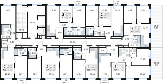 Квартира 59,2 м², 2-комнатная - изображение 2