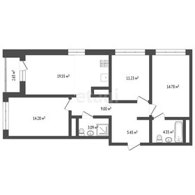 Квартира 84 м², 3-комнатная - изображение 1