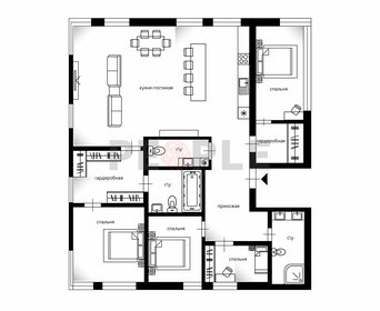 Квартира 174,3 м², 5-комнатная - изображение 1