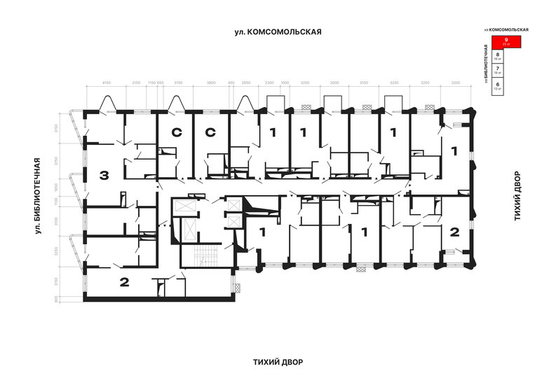 54,2 м², 1-комнатная квартира 14 412 000 ₽ - изображение 31