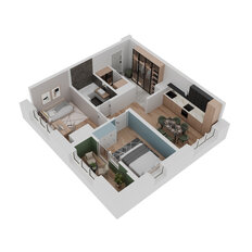 Квартира 51,8 м², 2-комнатная - изображение 3