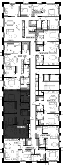 124,4 м², 4-комнатная квартира 33 680 612 ₽ - изображение 55
