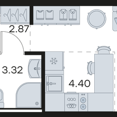 Квартира 20,8 м², студия - изображение 3