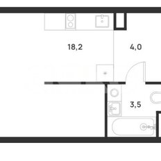 Квартира 25,7 м², студия - изображение 2