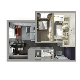 Квартира 69,4 м², 3-комнатная - изображение 2