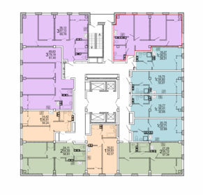 Квартира 70,6 м², 3-комнатная - изображение 2