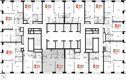 Квартира 60,5 м², 2-комнатная - изображение 3