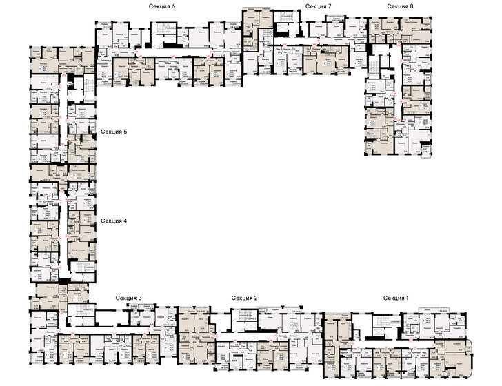 50 м², 2-комнатная квартира 4 500 000 ₽ - изображение 88