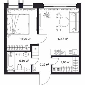Квартира 40 м², 1-комнатная - изображение 1