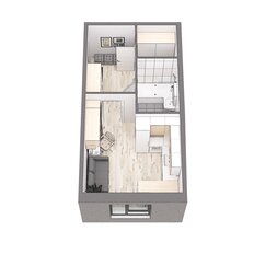 Квартира 27,2 м², студия - изображение 2