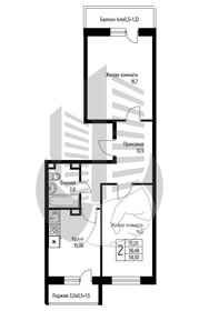 Квартира 59,3 м², 2-комнатная - изображение 1
