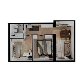 Квартира 43,6 м², 3-комнатная - изображение 4