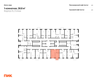 Квартира 36,8 м², 1-комнатная - изображение 2