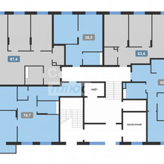 Квартира 87,4 м², 2-комнатная - изображение 3