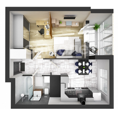 Квартира 40,3 м², 1-комнатная - изображение 4