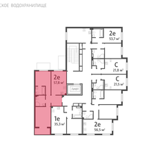 Квартира 57,8 м², 2-комнатная - изображение 2