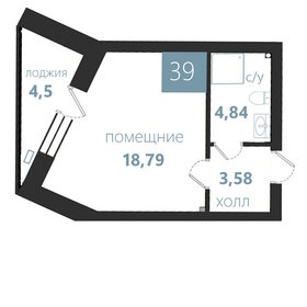Квартира 31,7 м², 1-комнатные - изображение 1
