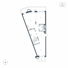 Квартира 104,7 м², 2-комнатная - изображение 3