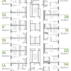 Квартира 37,6 м², 1-комнатная - изображение 3