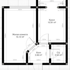 Квартира 30 м², 1-комнатная - изображение 1