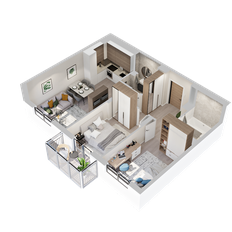 Квартира 57,7 м², 2-комнатная - изображение 4