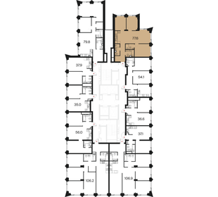 Квартира 77,6 м², 3-комнатная - изображение 2
