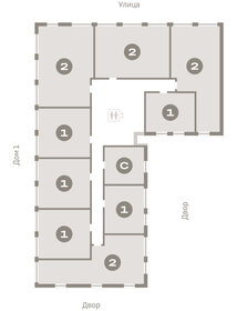 Квартира 76,7 м², 3-комнатная - изображение 2