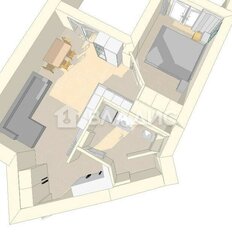 Квартира 61,8 м², 1-комнатная - изображение 4