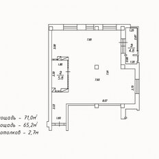 Квартира 69,9 м², 2-комнатная - изображение 2
