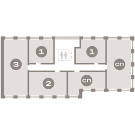 Квартира 94,4 м², 2-комнатная - изображение 2