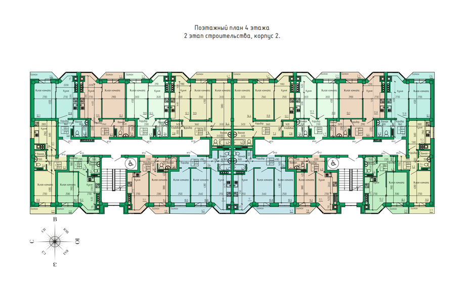 39,3 м², 1-комнатная квартира 5 541 300 ₽ - изображение 48