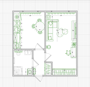 Квартира 34,2 м², 1-комнатная - изображение 2