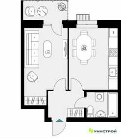Квартира 37,5 м², 1-комнатная - изображение 1