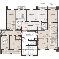 Квартира 78,8 м², 2-комнатная - изображение 2