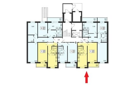 Квартира 37 м², 1-комнатная - изображение 2