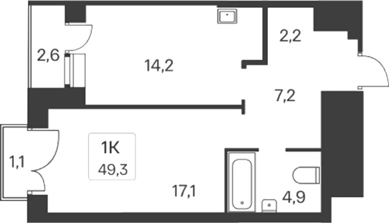 38 м², квартира-студия 8 000 000 ₽ - изображение 76