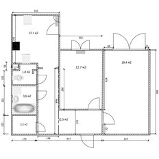 Квартира 65 м², 2-комнатная - изображение 2