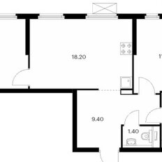 Квартира 58 м², 2-комнатная - изображение 4