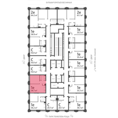 Квартира 38,7 м², 1-комнатная - изображение 2