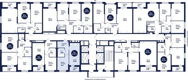 Квартира 36,7 м², 1-комнатная - изображение 4