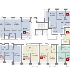 Квартира 45,3 м², 1-комнатная - изображение 3