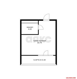 Квартира 30,4 м², студия - изображение 1