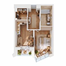 Квартира 48,8 м², 1-комнатная - изображение 3