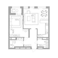 Квартира 63,4 м², 2-комнатная - изображение 4