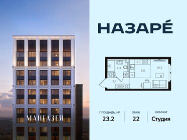 Квартира 23,2 м², студия - изображение 1