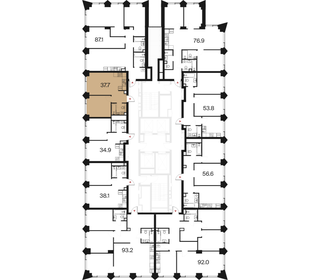 Квартира 37,7 м², 1-комнатная - изображение 2