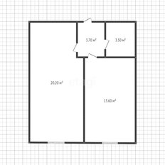 Квартира 41 м², 1-комнатная - изображение 1