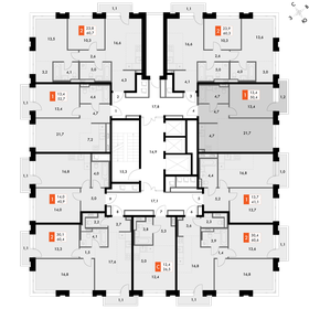 Квартира 45,4 м², 2-комнатная - изображение 3